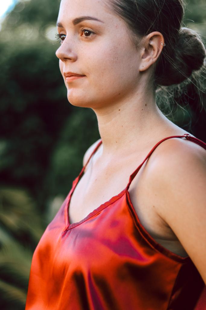 Ruffled Set - Merlot