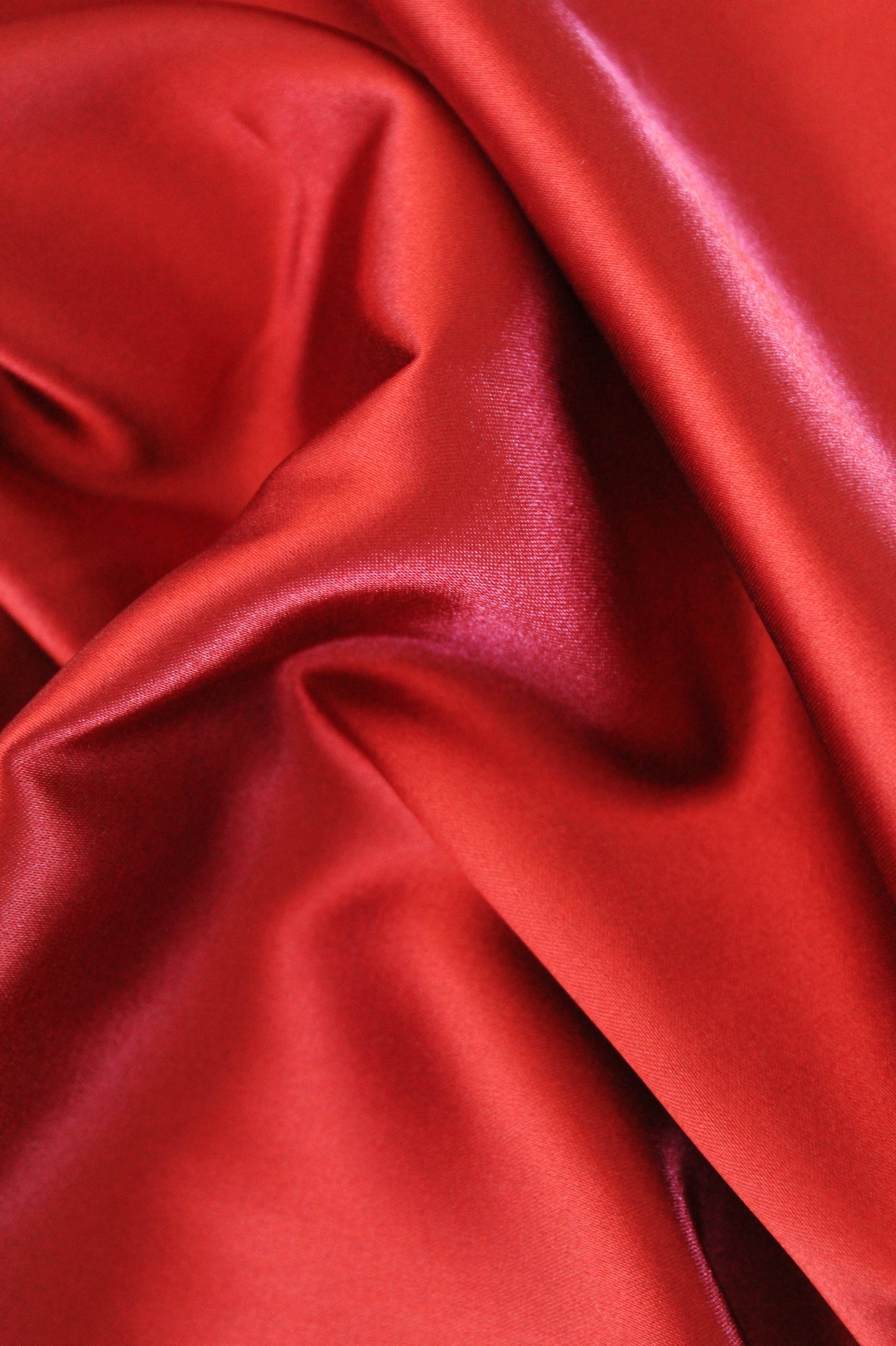 Satin Fabric Swatch - Merlot