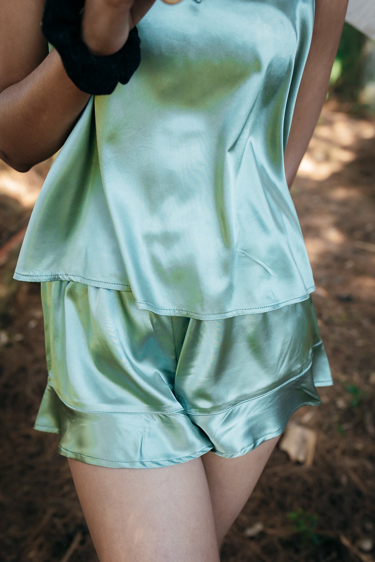 Ruffle Set - Sage Green