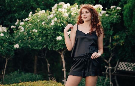 Ruffle Set - Black SALE