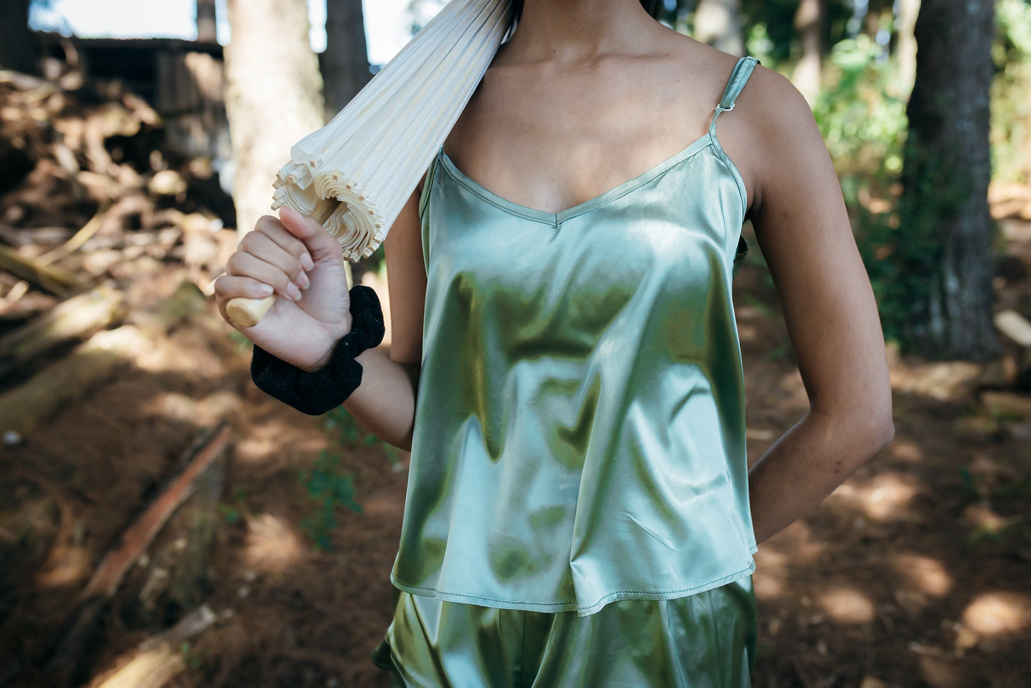 Ruffle Set - Sage Green