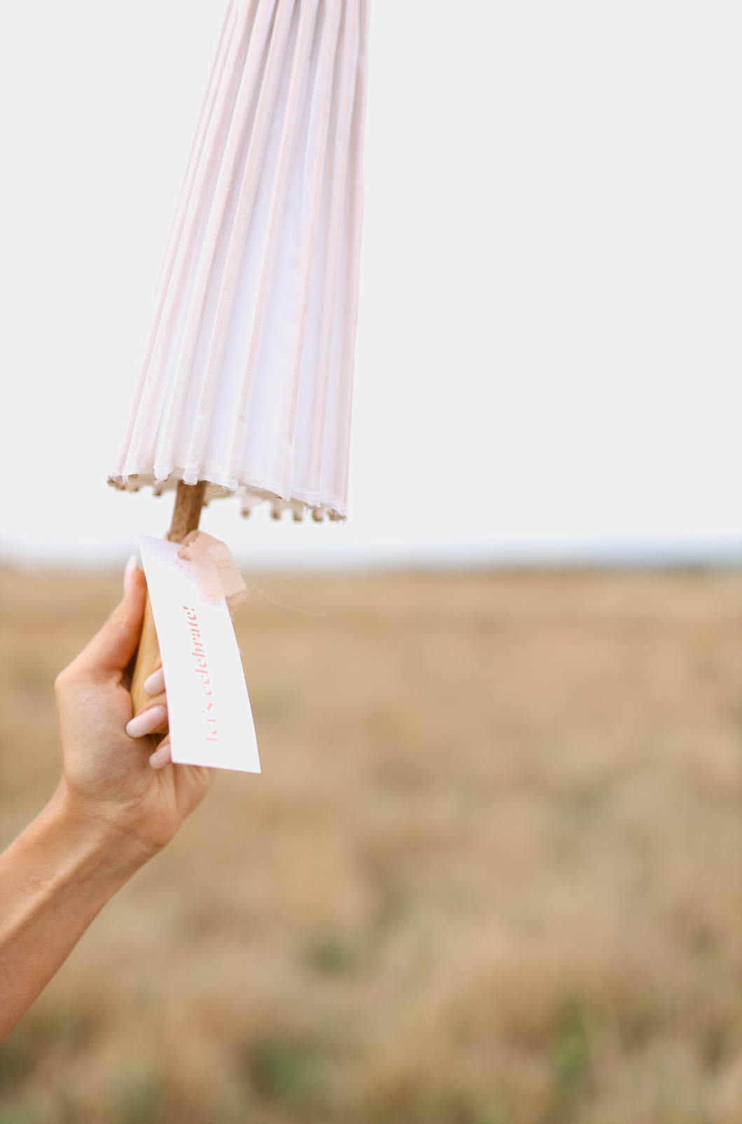 White Paper Umbrella