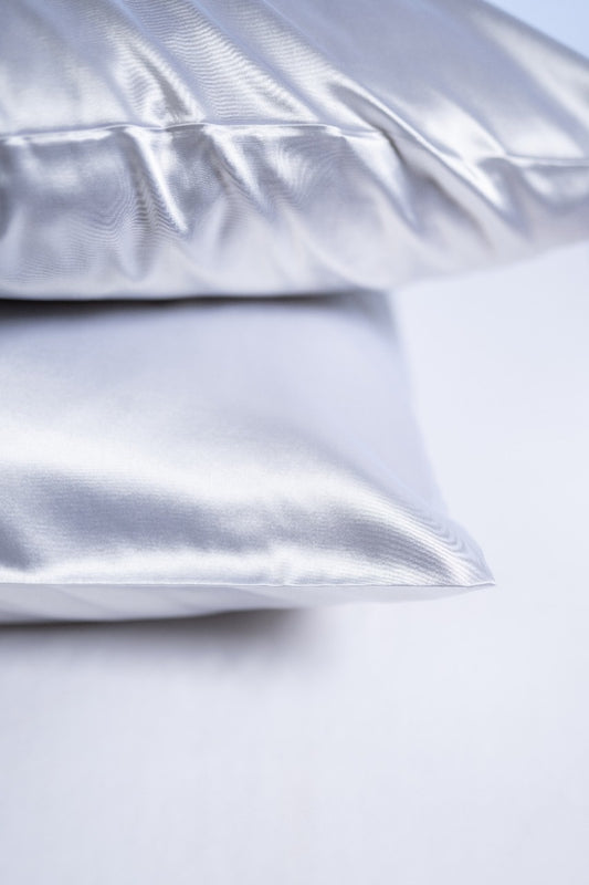 Satin Pillowcase Set - White SALE